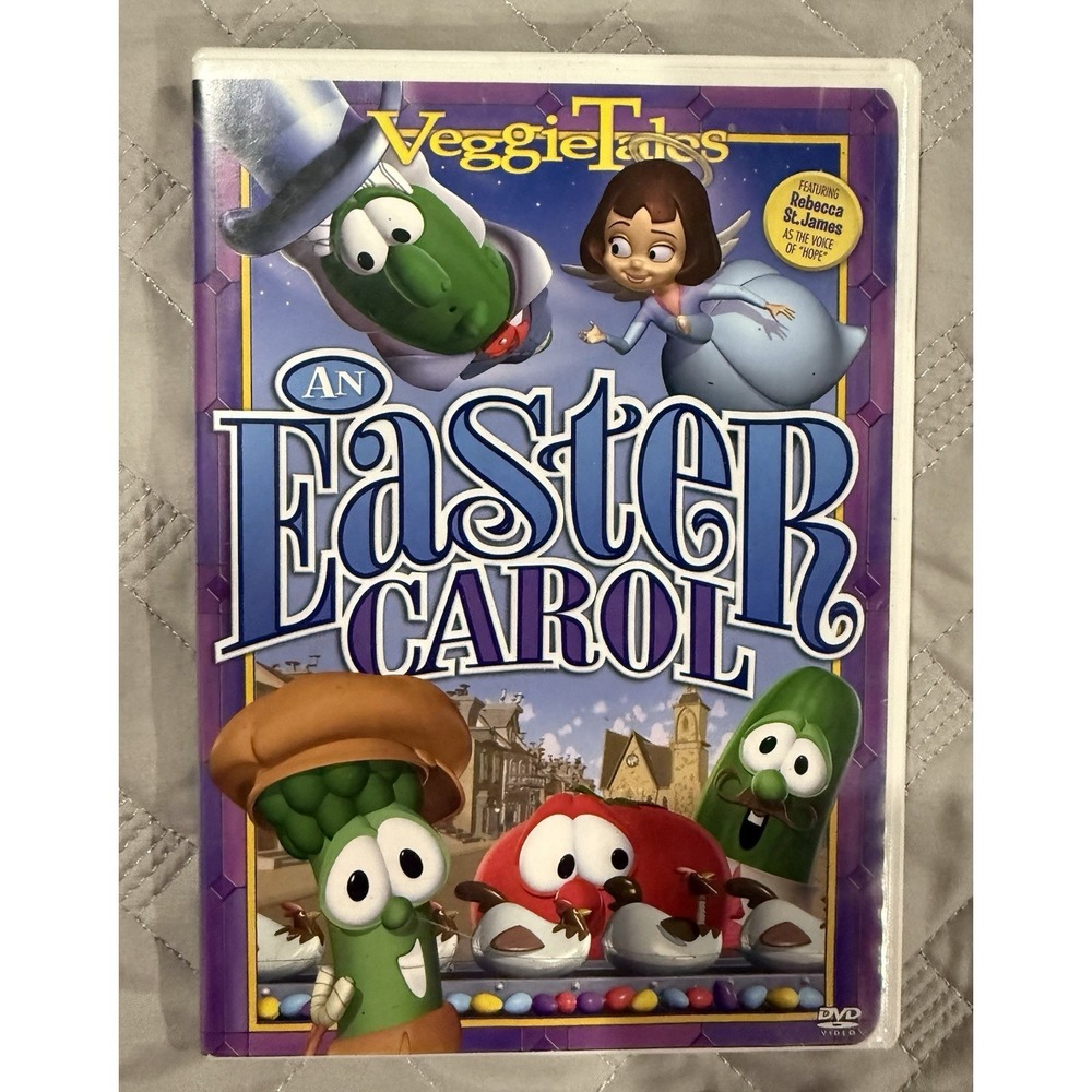 Veggie Tales An Easter Carol DVD Animated Children's Movie Christian Holiday